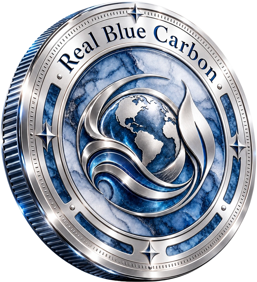 Real Blue Carbon coin
